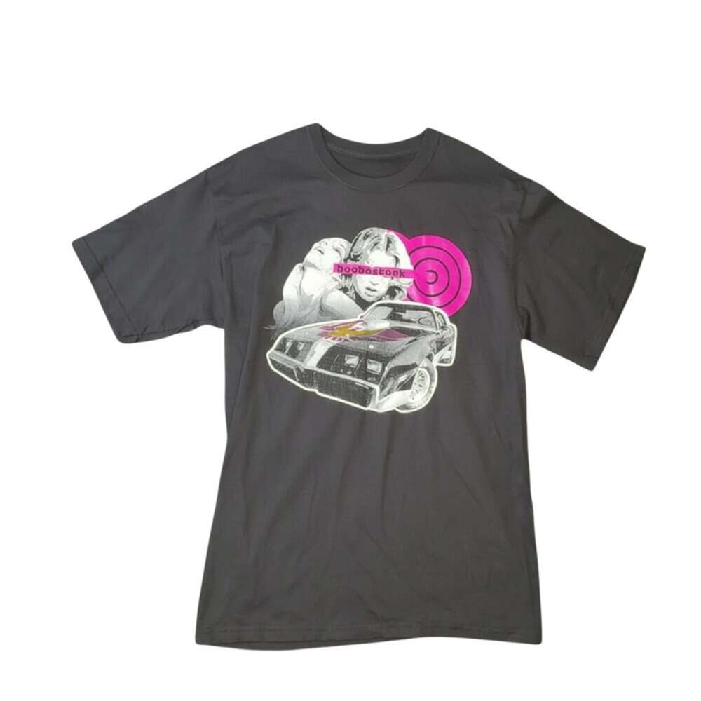 Vintage Hoobastank Band T-Shirt Graphic Tee Charcoal Grey Size Large